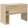 vidaXL Bureau Sonoma Eiken 109 x 50 x 78 cm Bewerkt hout