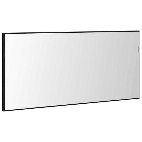 vidaXL Spiegel Zwart eiken 80 x 37 cm Glas en Engineered Hout