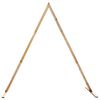 vidaXL Trouwrand Licht Bruin 202 x 95 x 254 cm Massief Vurenhout