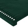 vidaXL Bedframe zonder matras 90x190 cm fluweel donkergroen