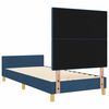 vidaXL Bedframe met hoofdeinde Blauw 80 x 200 cm Stof