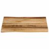 vidaXL Tafelblad met natuurlijke rand 40x40x3,8 cm massief mangohout