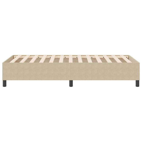 vidaXL Platform bedframe Grijs groen 100 x 200 cm Stof
