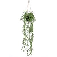 Emerald Kunstplant hangend in pot senecio 70 cm