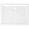 vidaXL Douchebak met noppen 90x70x4 cm ABS wit