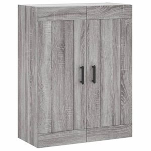 vidaXL Wandkast 69,5x34x90 cm bewerkt hout grijs sonoma eikenkleurig