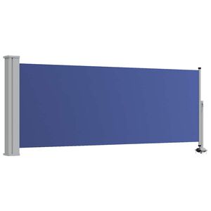 vidaXL Tuinscherm uittrekbaar 100x300 cm blauw