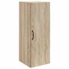 vidaXL Wandkast 33 x 34,5 x 90 cm Bewerkt hout Sonoma Eiken