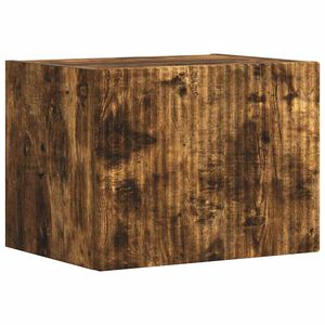 vidaXL TV Wandkast Gerookt eiken 39 x 31 x 29,5 cm Bewerkt hout