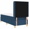 vidaXL Boxspringbed met matras met hoofdeinde Blauw 80 x 200 cm Stof