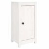 vidaXL Dressoir 39x35x80 cm massief grenenhout wit