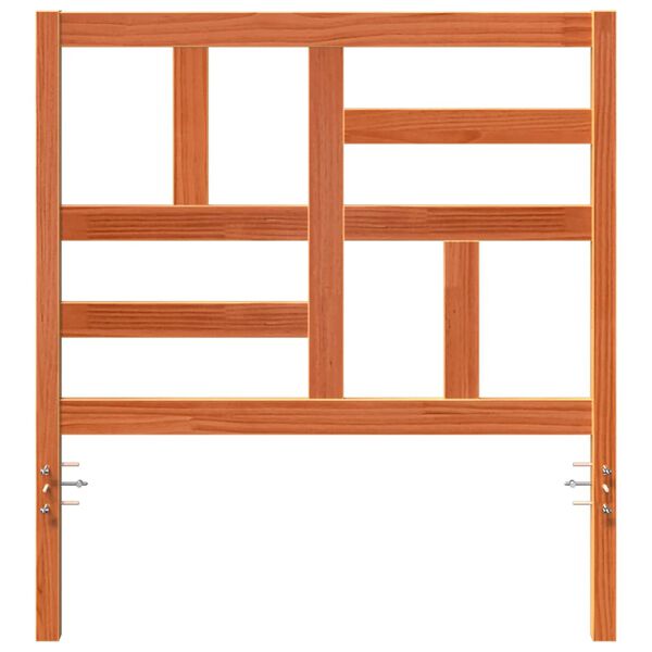 vidaXL Bed Hoofdbord Wasbruin 80,5 x 4 x 104 cm Massief grenenhout