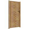 vidaXL Poort 100x175 cm vierkant cortenstaal