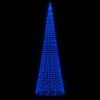 vidaXL LED-kerstboom 1534 LEDs 500 cm blauw