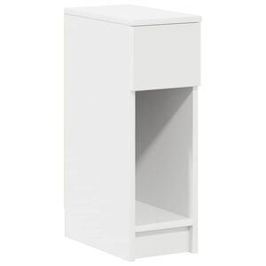 vidaXL Nachtkastje met lade 20x36x60 cm wit