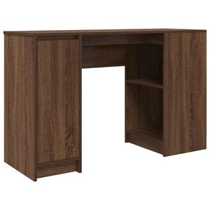 vidaXL Bureau 120x42x76 cm spaanplaat bruin eikenkleurig