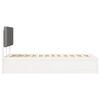 vidaXL Bedframe met Gevoerd Hoofdgedeelte Lichtgrijs 120 x 190 cm