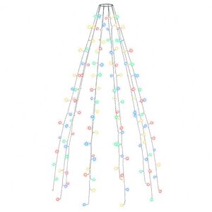 vidaXL Kerstboomverlichting met 150 LED's meerkleurig net 150 cm