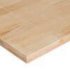 vidaXL Werkbank 80x60x(71,5-98) cm massief eikenhout