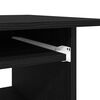 vidaXL Bureau 80x45x74 cm spaanplaat zwart eikenkleurig