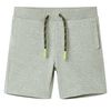Kindershorts met trekkoord 116 gem&ecirc;leerd lichtkakikleurig