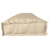 vidaXL Pallet Kussen Set 2 pcs Beige 200 x 40 x 8 cm Oxford stof