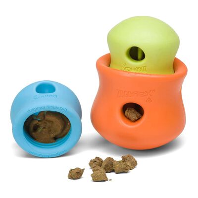 West Paw Hondenspeelgoed met Zogoflex Toppl S aquablauw