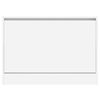 vidaXL Schoenenkast 80x21x57 cm bewerkt hout wit