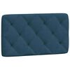vidaXL Bedframe zonder matras fluweel blauw 90x200 cm