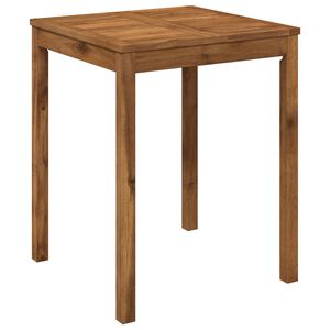 vidaXL Tuindiner tafel Naturel 60 x 60,5 x 75 cm Massief Acaciahout