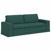 vidaXL Bank Donkergroen 222 x 80 x 82 cm Stof