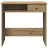 vidaXL Bureau 80x40x75 cm bewerkt hout artisanaal eikenkleurig