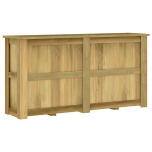 vidaXL Plantenbak verhoogd 196x50x100 cm ge&iuml;mpregneerd grenenhout