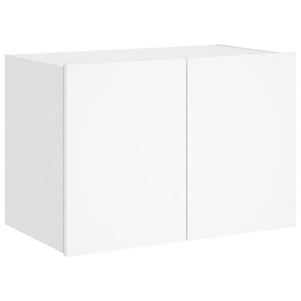 vidaXL Tv-wandmeubel met LED-verlichting 60x35x41 cm wit