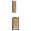 vidaXL Badkamermeubelset met plank 2 pcs Artisan Eiken Bewerkt hout