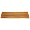 vidaXL Tafelblad met natuurlijke rand 100x80x3,8 cm massief mangohout