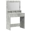 vidaXL Plafondtafel Beton Grijs 78,5 x 41 x 135 cm Bewerkt hout