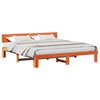 vidaXL Bedframe Wasbruin 180 x 200 cm Massief grenenhout