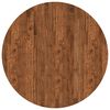 vidaXL Tafelblad &Oslash; 90 x 2,5 cm Rond Massief Eikenhout Licht Bruin