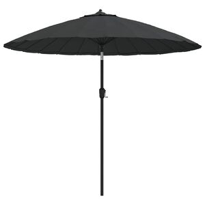 vidaXL Parasol met aluminium paal 250 cm antraciet