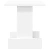 vidaXL Bijzettafel Wit 35,5 x 35 x 40 cm Bewerkt hout