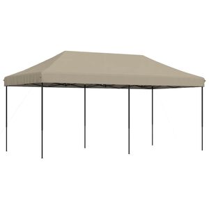 vidaXL Partytent 292 x 580 x 315 cm Taupe Oxford Stof