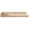 vidaXL Bedframe Bruin 75 x 190 cm Massief grenenhout