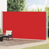 vidaXL Tuinscherm uittrekbaar 220x600 cm rood