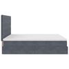 vidaXL Ottoman bed met matrassen en LED's 180x200cm fluweel