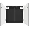 vidaXL Dartbord Kabinet Zwart 56 x 12 x 63 cm Bewerkt hout