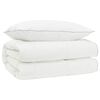 vidaXL 90% ganzen dons dekbedset FULDA 2 st 135 x 200 cm 310 GSM Wit