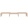 vidaXL Monitorstandaard 60x24x10,5 cm massief grenenhout