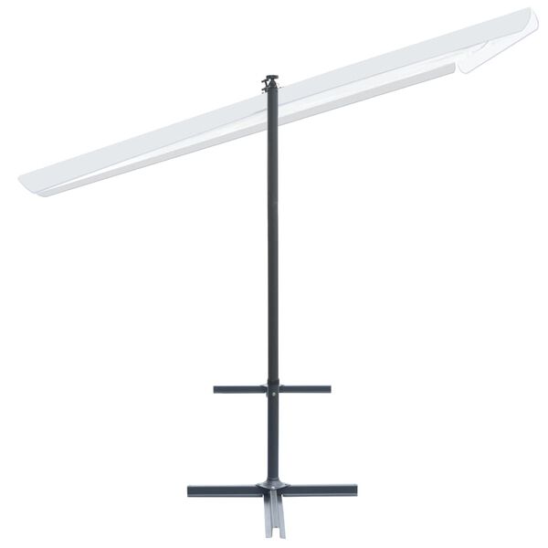 vidaXL Prieel met kantelbaar schuifdak 350x253x196 cm cr&egrave;mekleurig