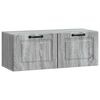 vidaXL Wandbeugel TV-kast Grijs sonoma 78,5 x 31 x 30 cm Bewerkt hout
